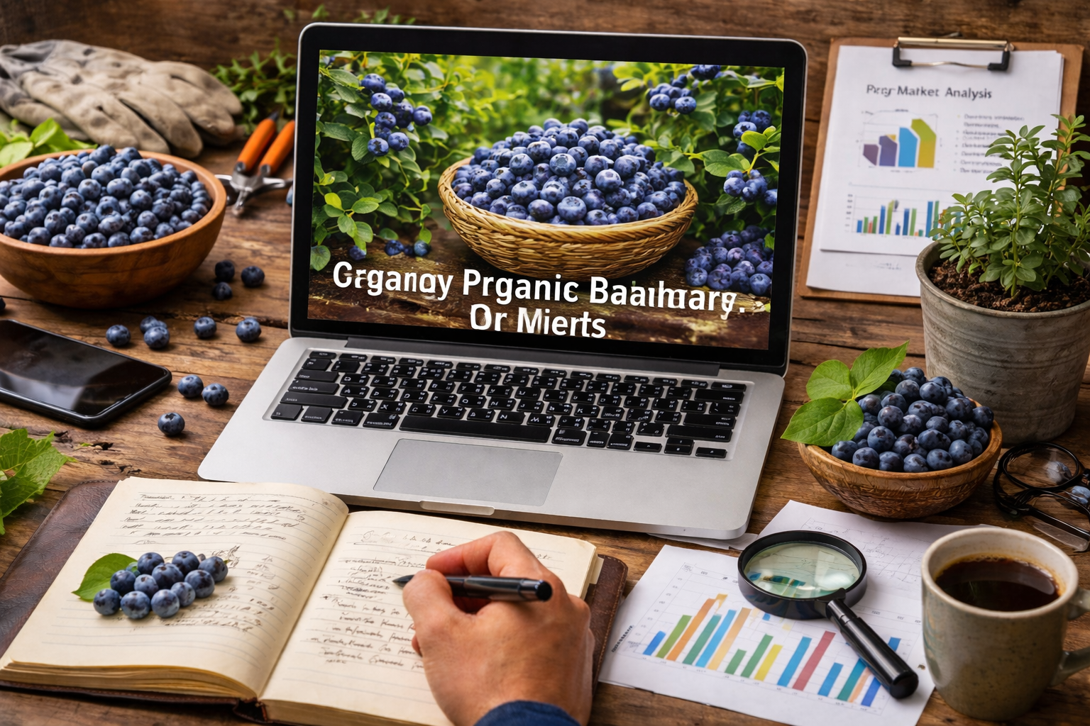 Growing Premium Blueberries Organically